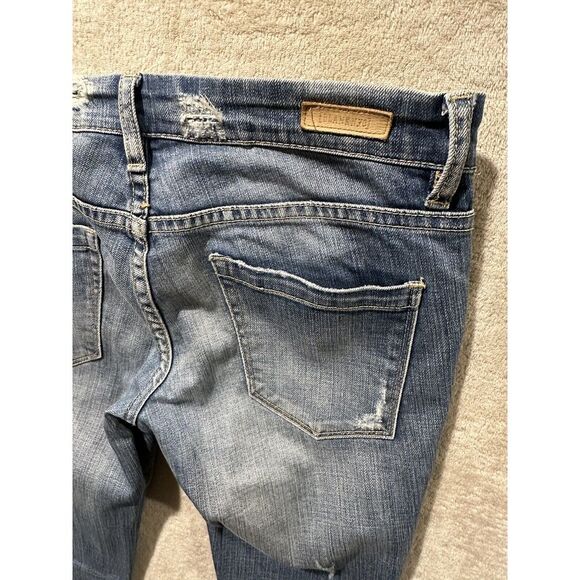 Blank NYC Womens Size 25 Boyfriend Distressed Blue Jeans Stretch Flavor Savor‎ - Picture 10 of 16
